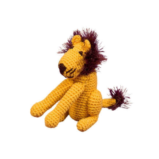 Ware of the Dog Hand Crochet Lion
