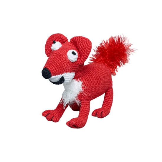 Ware of the Dog Hand Crochet Fox