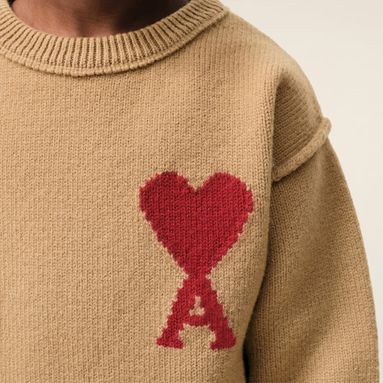 AMI Kids Ami De Coeur Crewneck Sweater