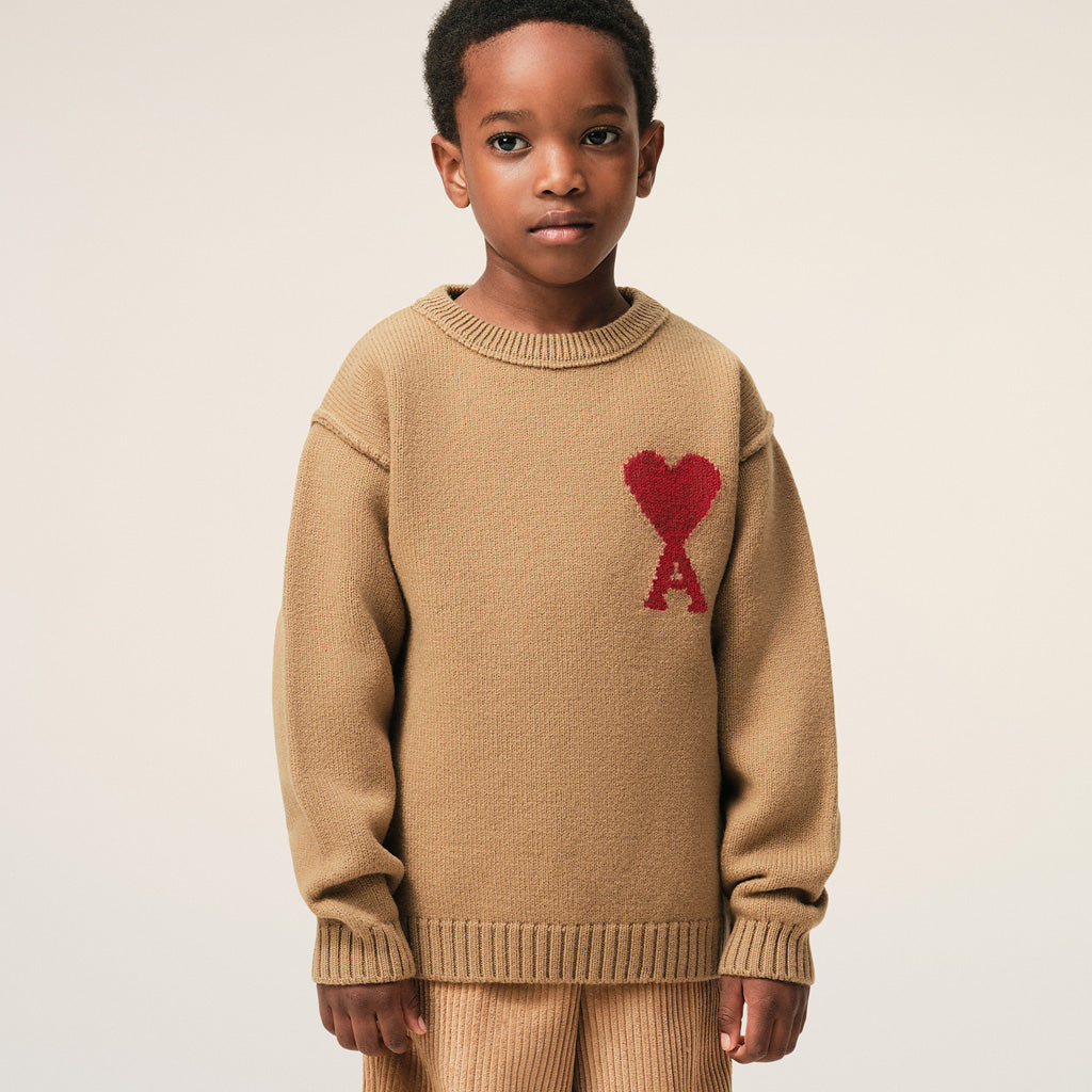 AMI Kids Ami De Coeur Crewneck Sweater
