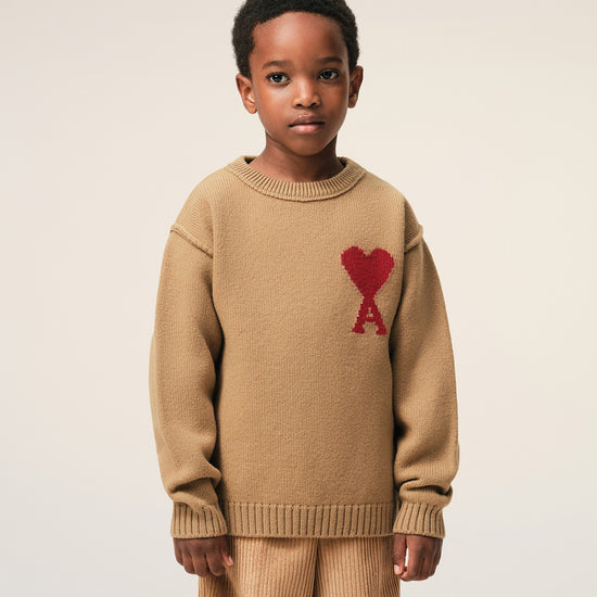 AMI Kids Ami De Coeur Crewneck Sweater
