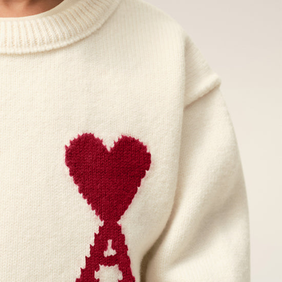 AMI Kids Ami De Coeur Crewneck Sweater