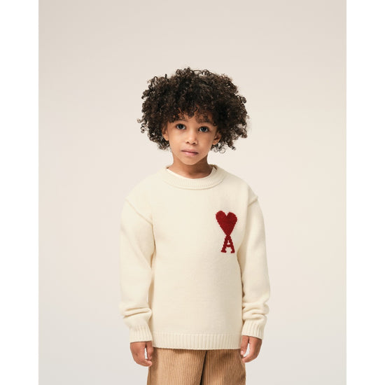 AMI Kids Ami De Coeur Crewneck Sweater