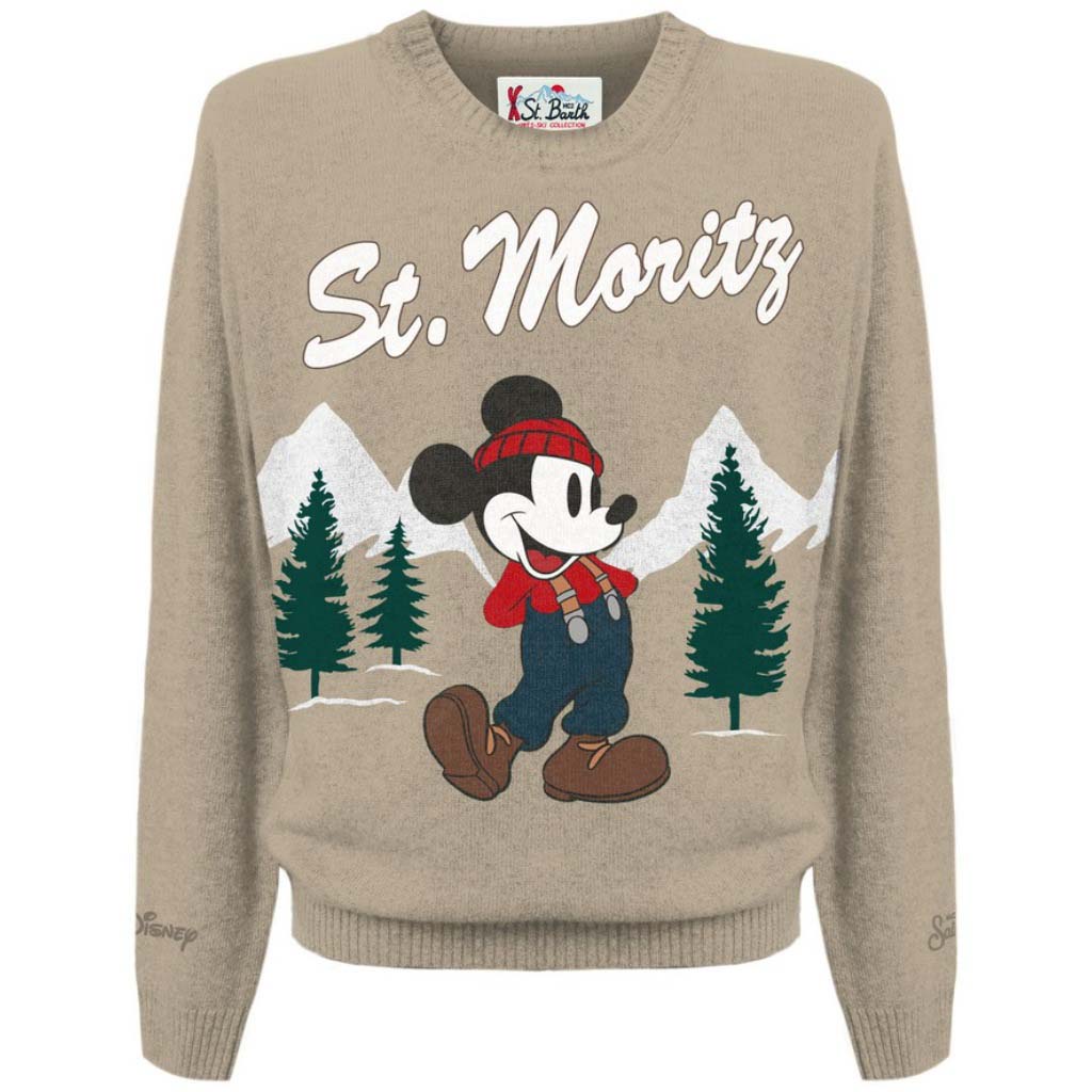 MC2 Saint Barth Douglas C Moritz Mickey Wood Sweater