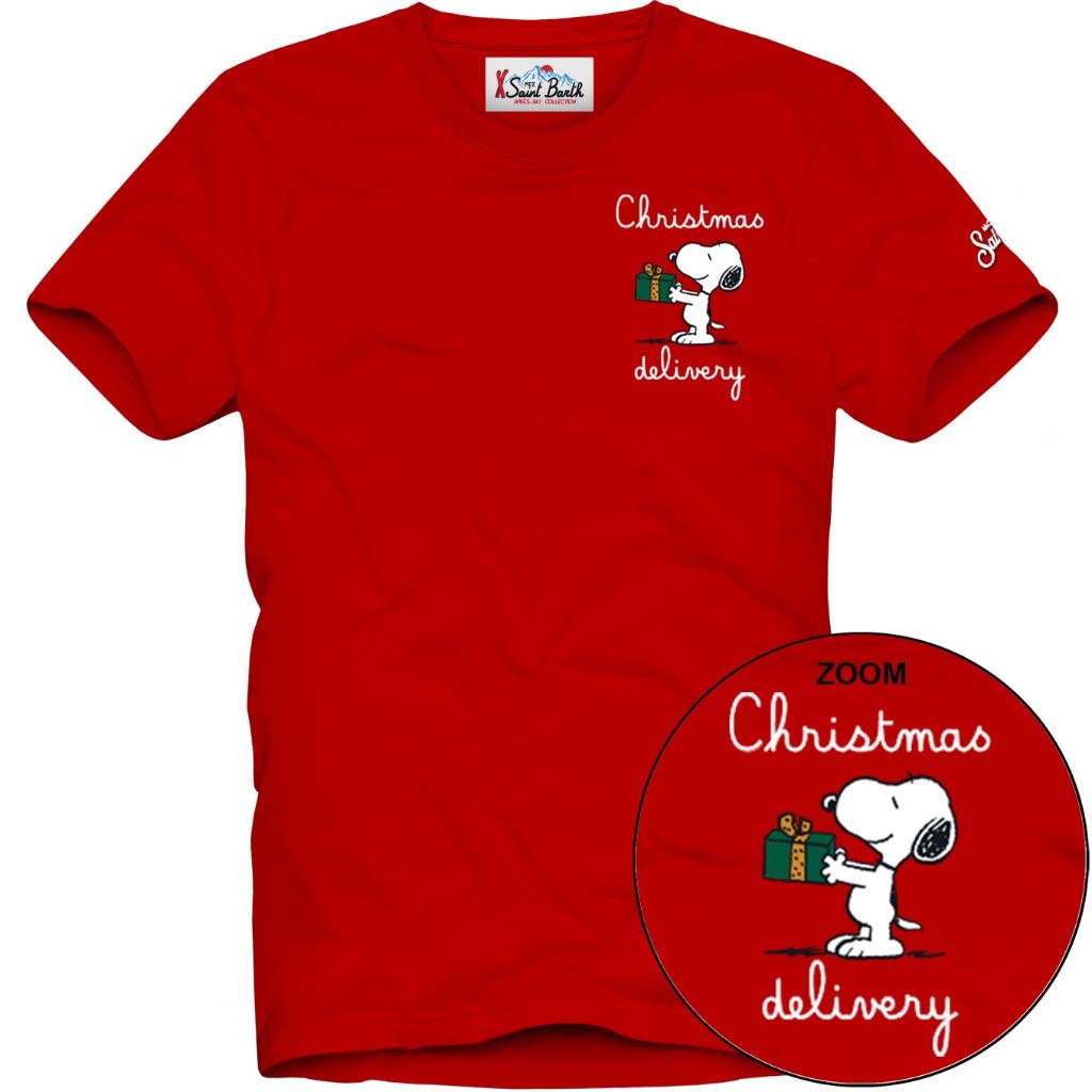 MC2 Saint Barth Cameron Warm Snoopy Delivery T-shirt