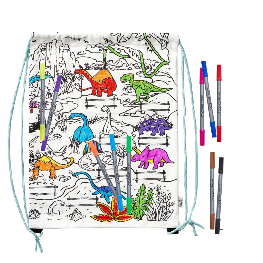 Eatsleepdoodle Dinosaur Backpack