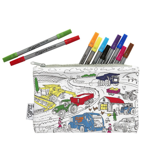Eatsleepdoodle Working Wheels Pencilcase
