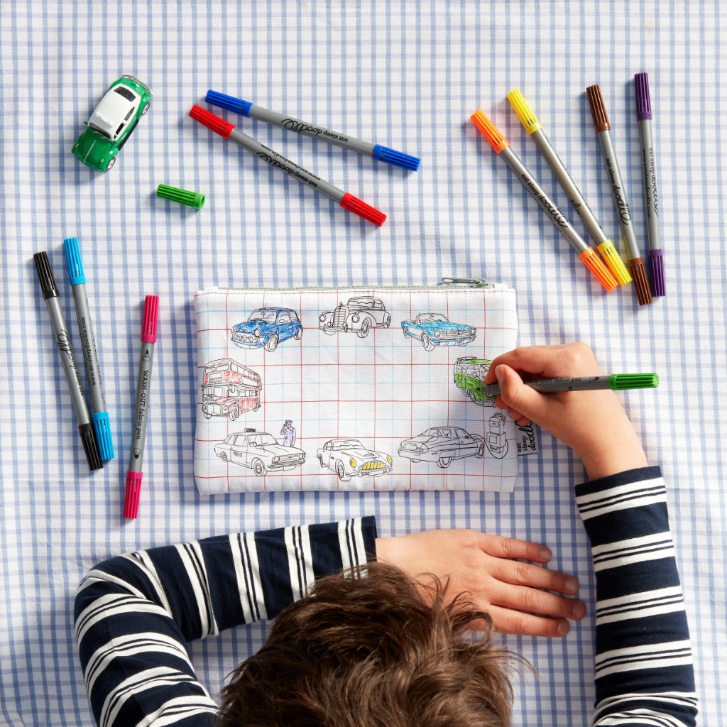 Eatsleepdoodle Working Wheels Pencilcase