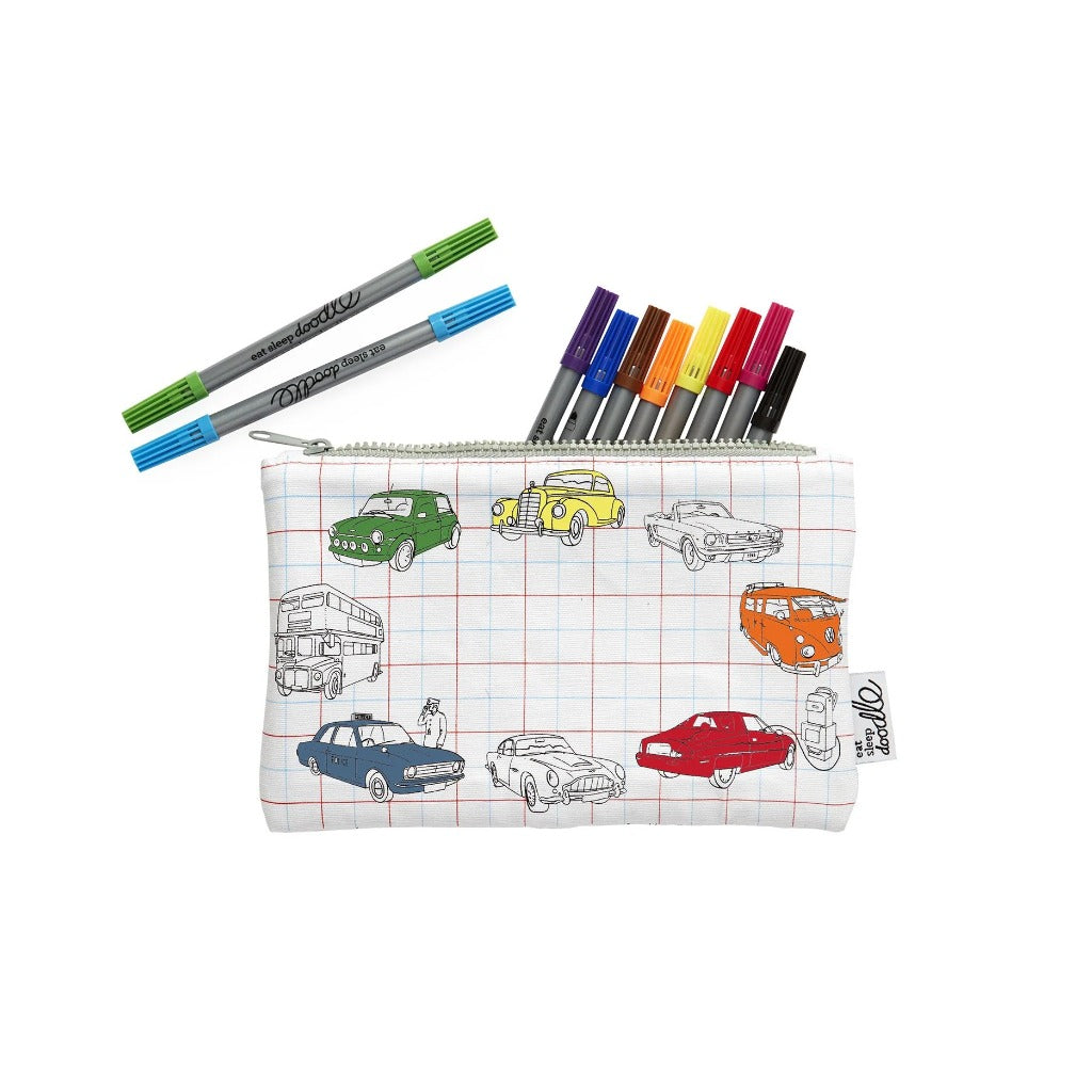 Eatsleepdoodle Working Wheels Pencilcase