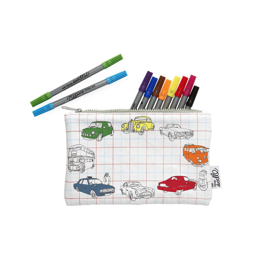 Eatsleepdoodle Working Wheels Pencilcase