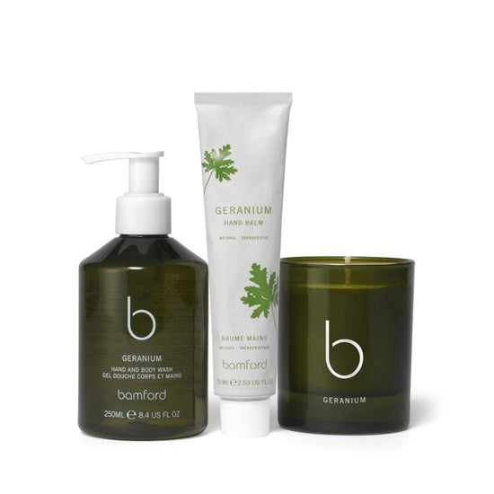Bamford Geranium Uplifting Favourites Christmas Gift Set