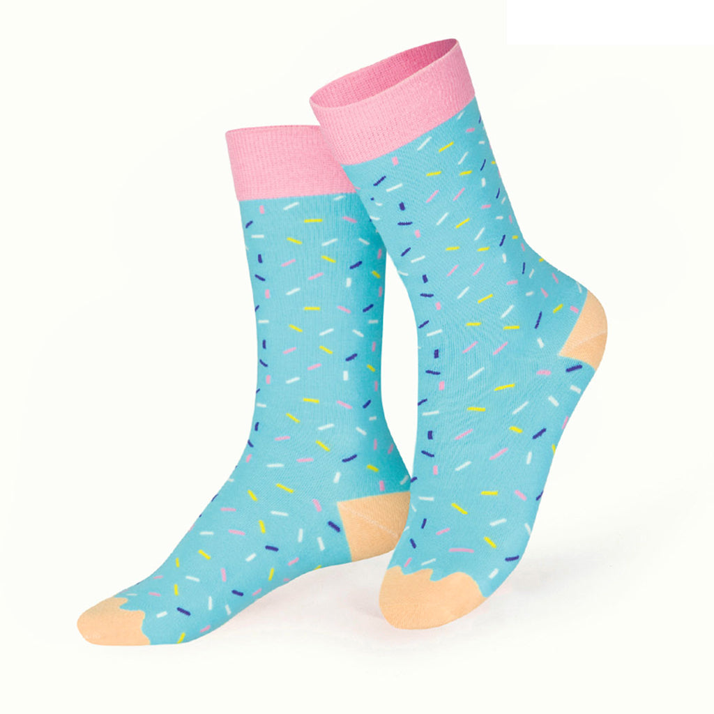 Eat My Socks Donut Blue