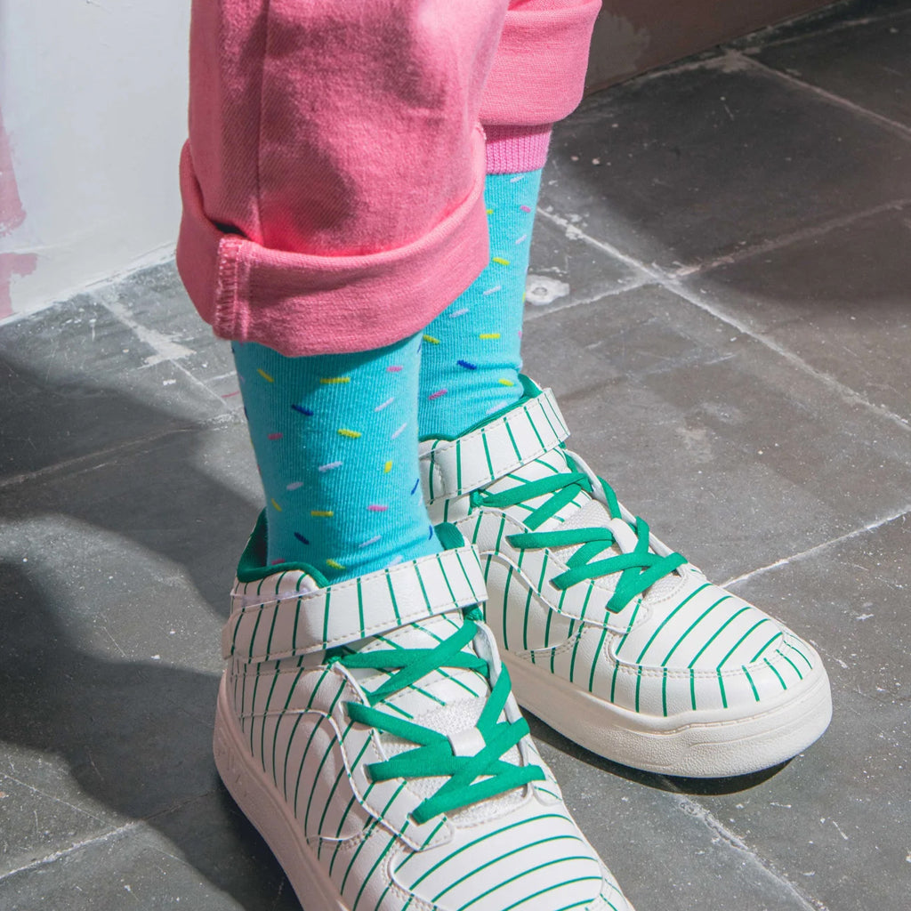 Eat My Socks Donut Blue