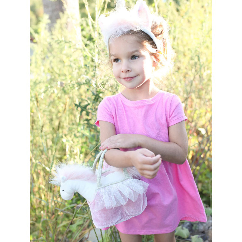 Mon Ami Pretty Unicorn Plush Toy in Purse ‘Ophelia’