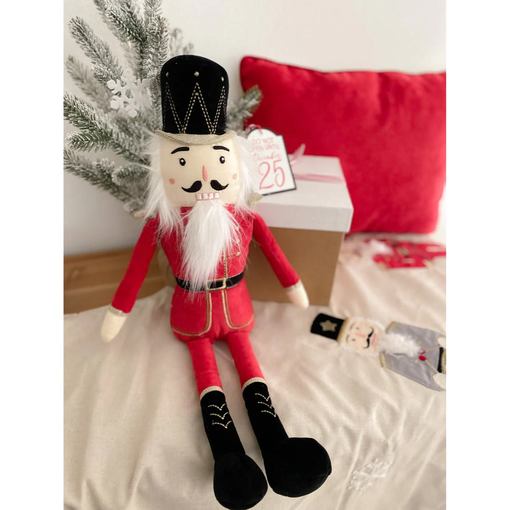 Mon Ami The Nutcracker Shelf Sitter–Red
