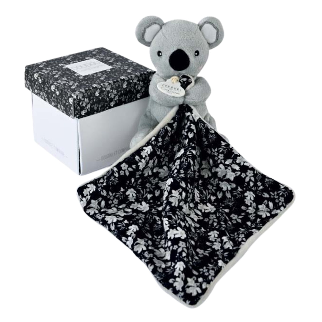 Doudou et Compagnie Grey Koala Plush With Comforter