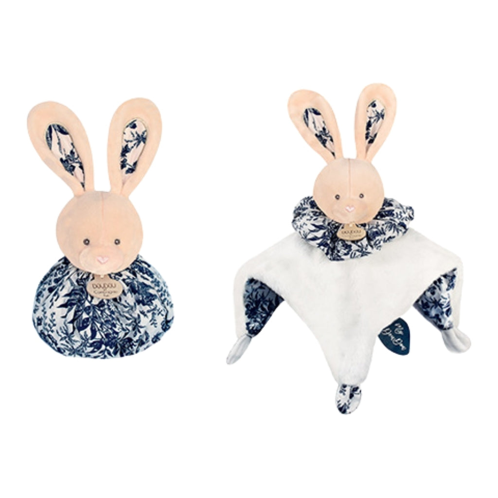 Doudou et Compagnie Beige Rabbit Comforter Cocoon 3-in-1