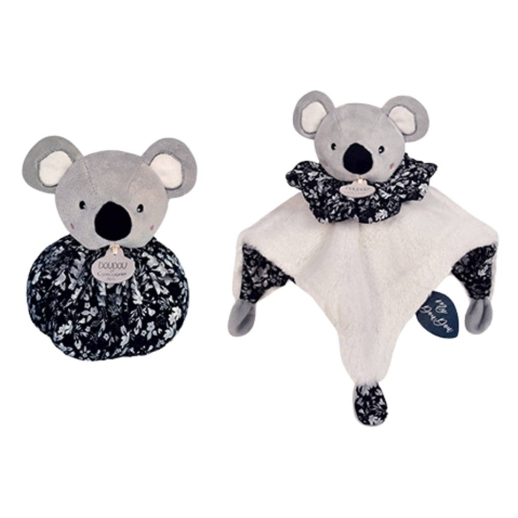 Doudou et Compagnie Grey Koala Comforter Cocoon 3-in-1