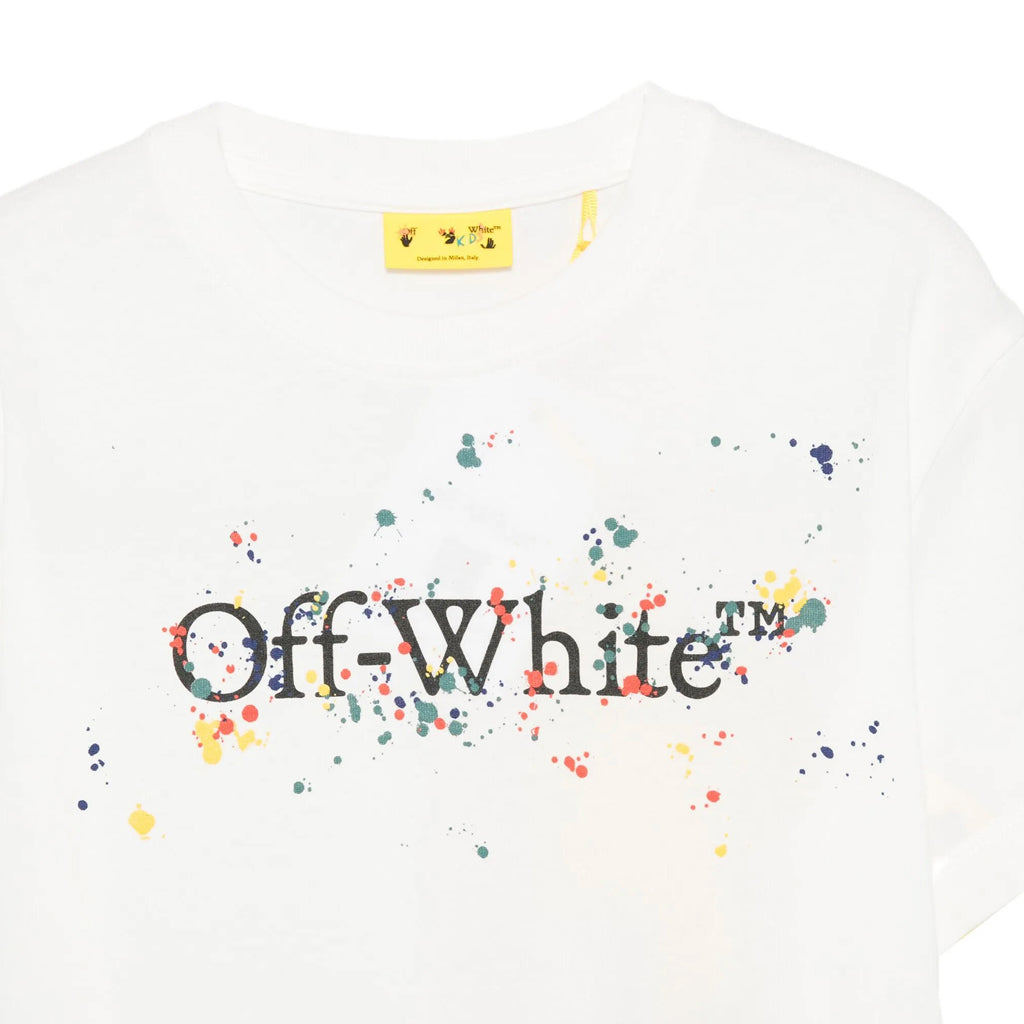 Off-White Kids Big Bookish Splat Tee