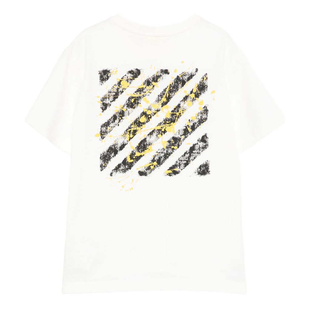 Off-White Kids Diags Splat Tee