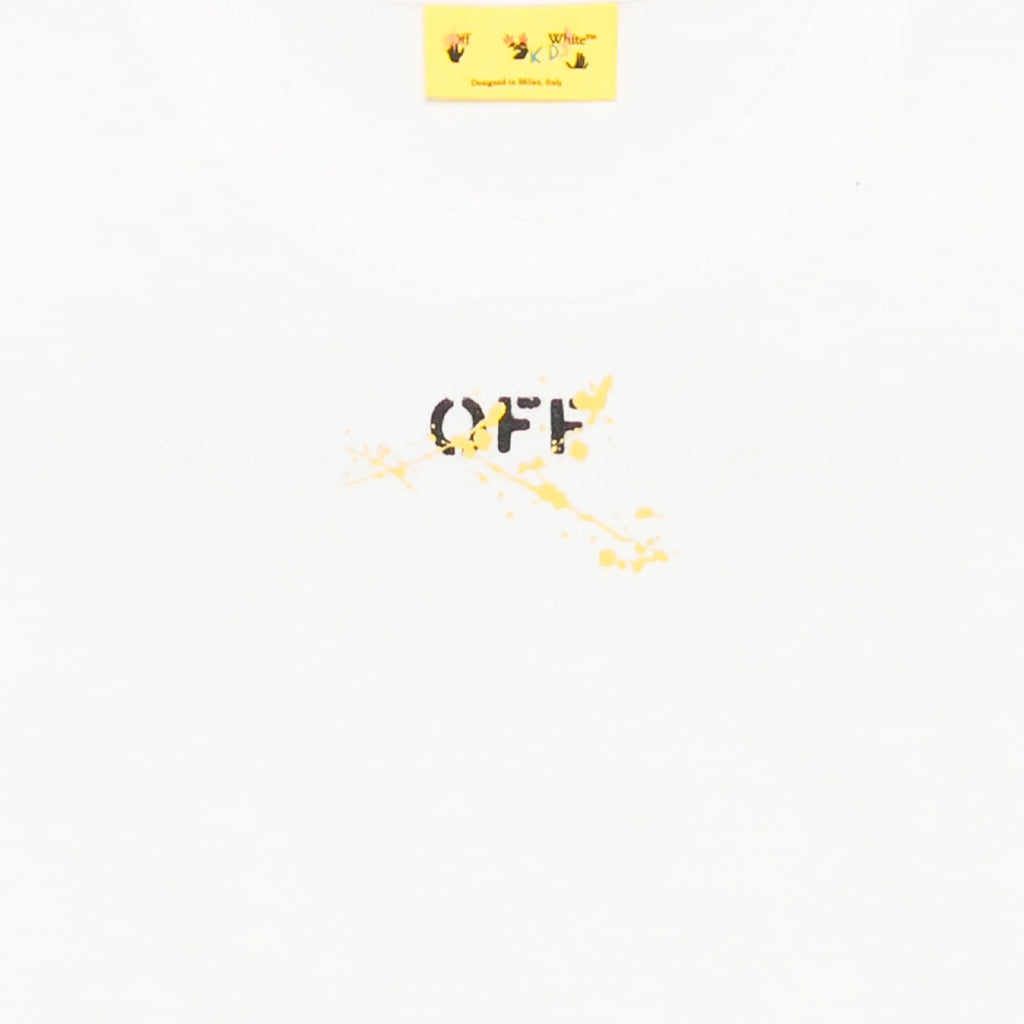 Off-White Kids Diags Splat Tee
