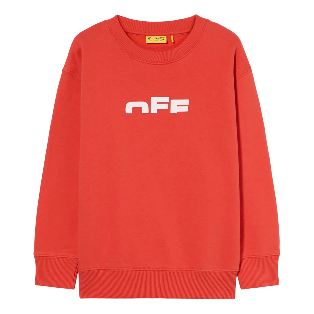Off-White Kids Type Logo Crewneck