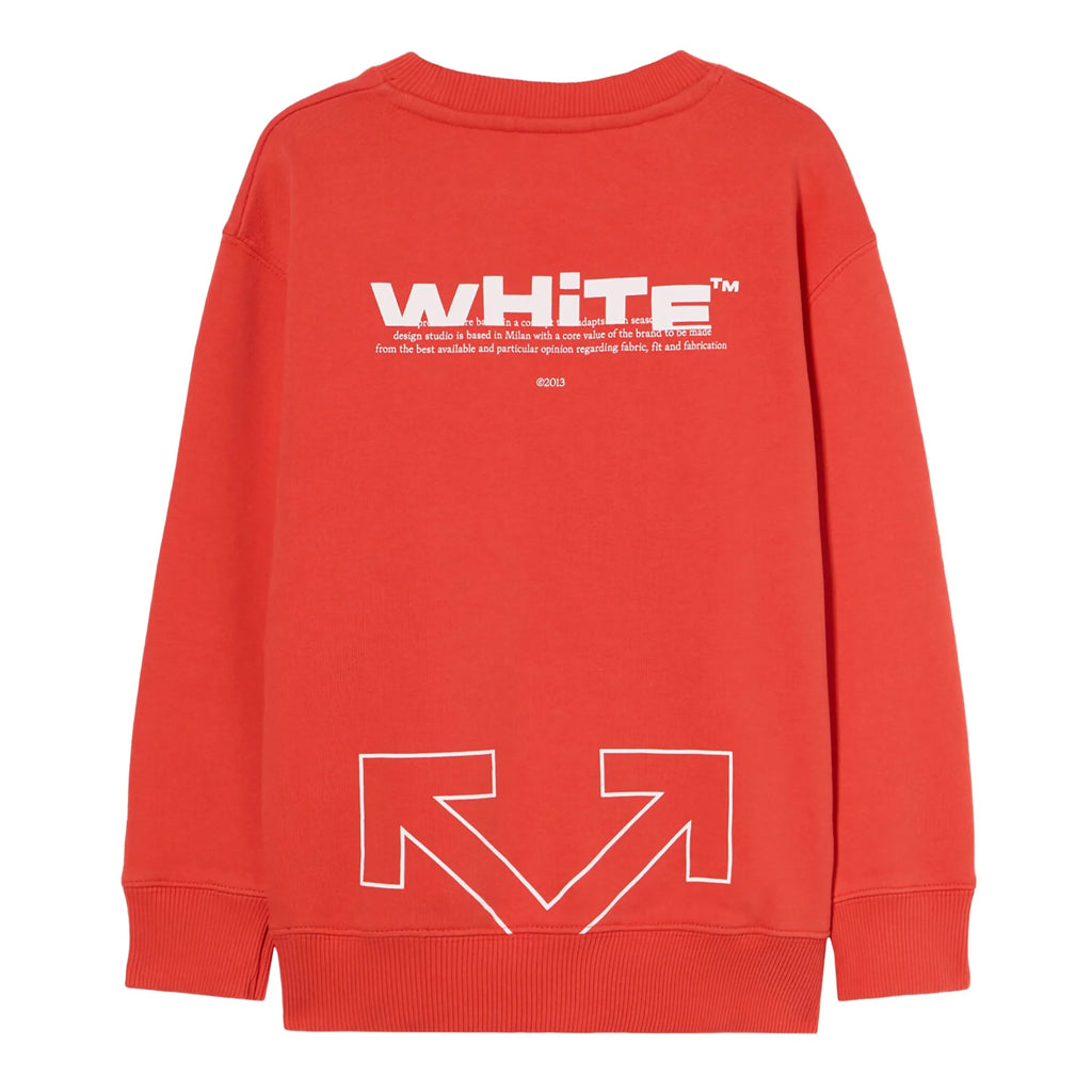 Off-White Kids Type Logo Crewneck