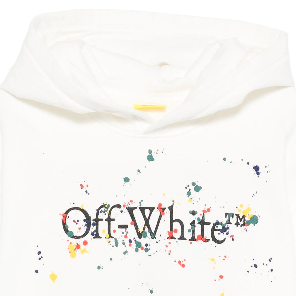 Off-White Kids Big Bookish Splat Hoodie
