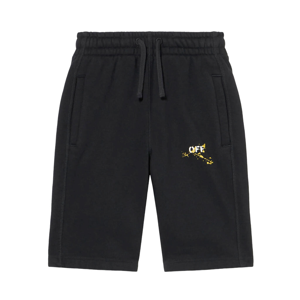 Off-White Kids Diag Splat Sweatshort