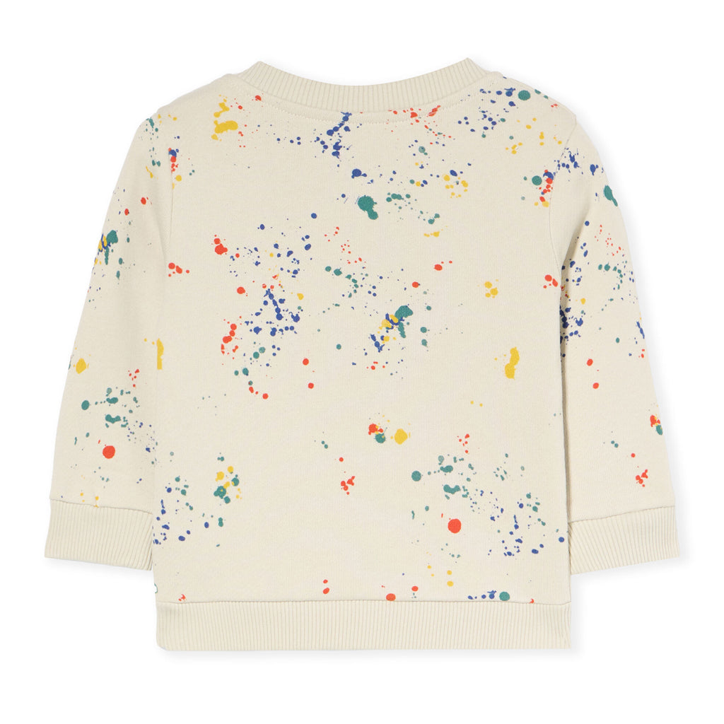 Off-White Kids Aop Splat Crewneck