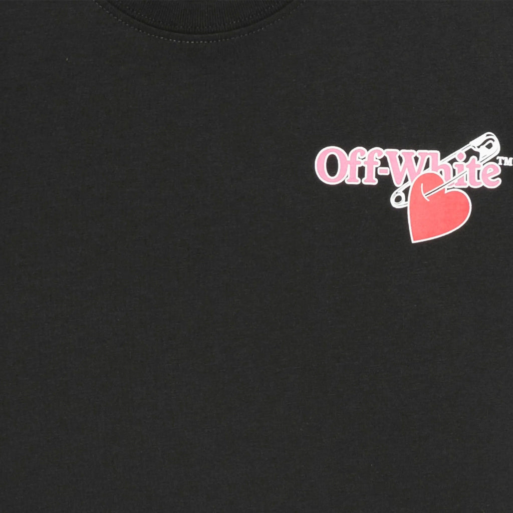 Off-White Kids Diag Pop Heart Tee