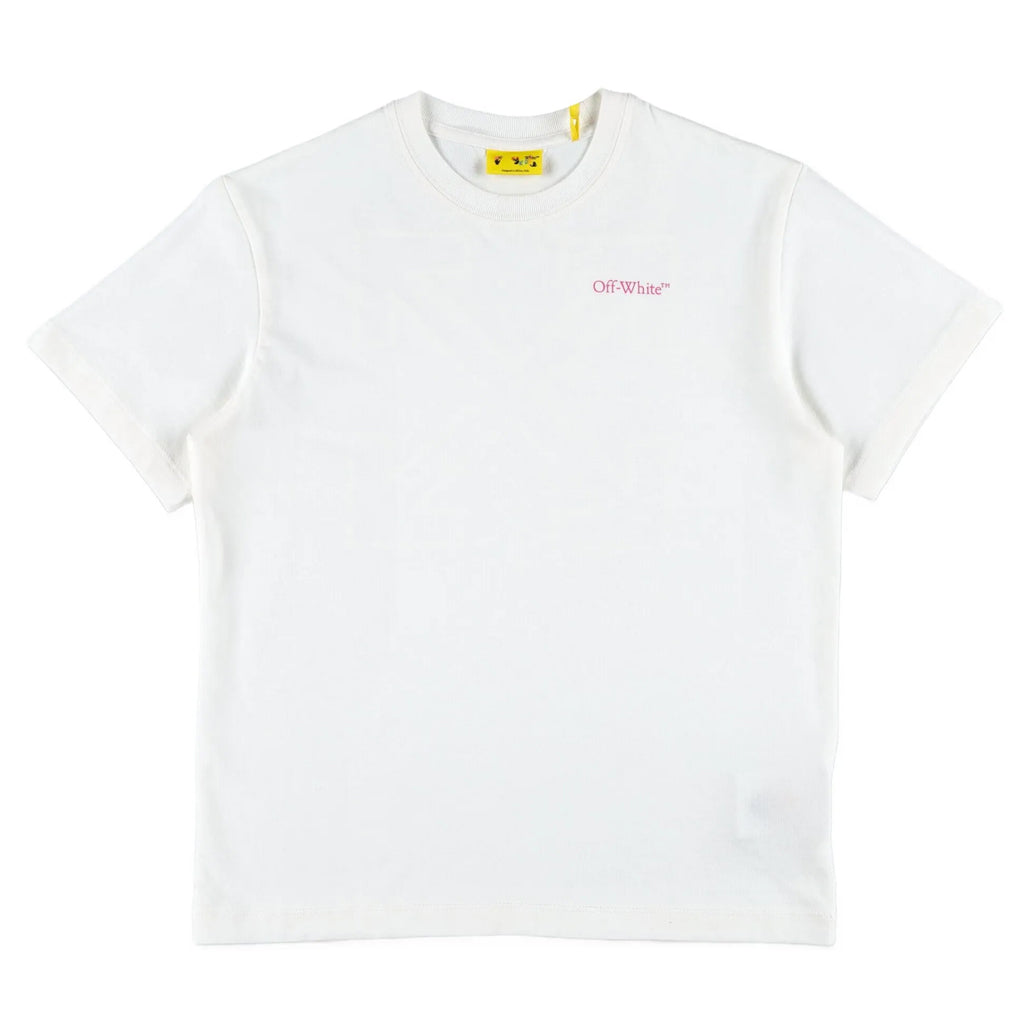 Off-White Kids Arrow Outline Flock Tee