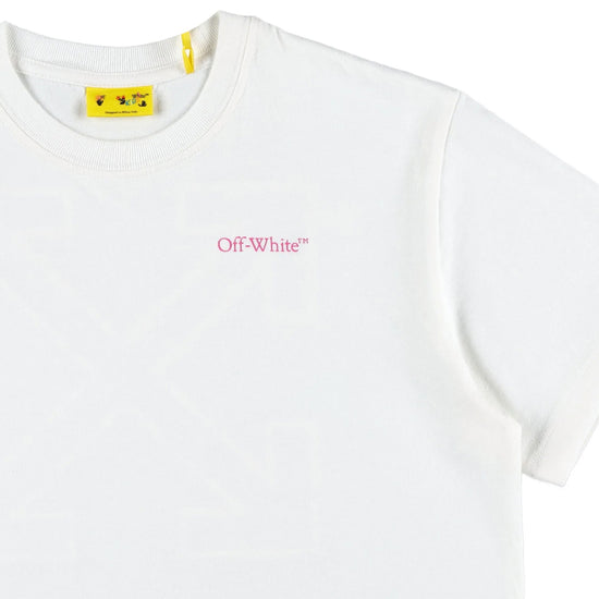 Off-White Kids Arrow Outline Flock Tee