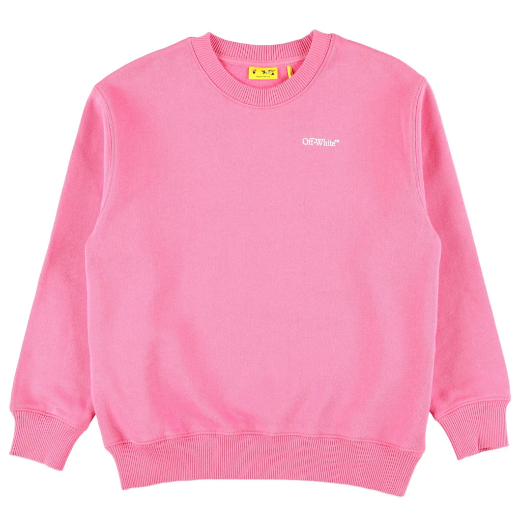 Off-White Kids Arrow Outline Flock Crew