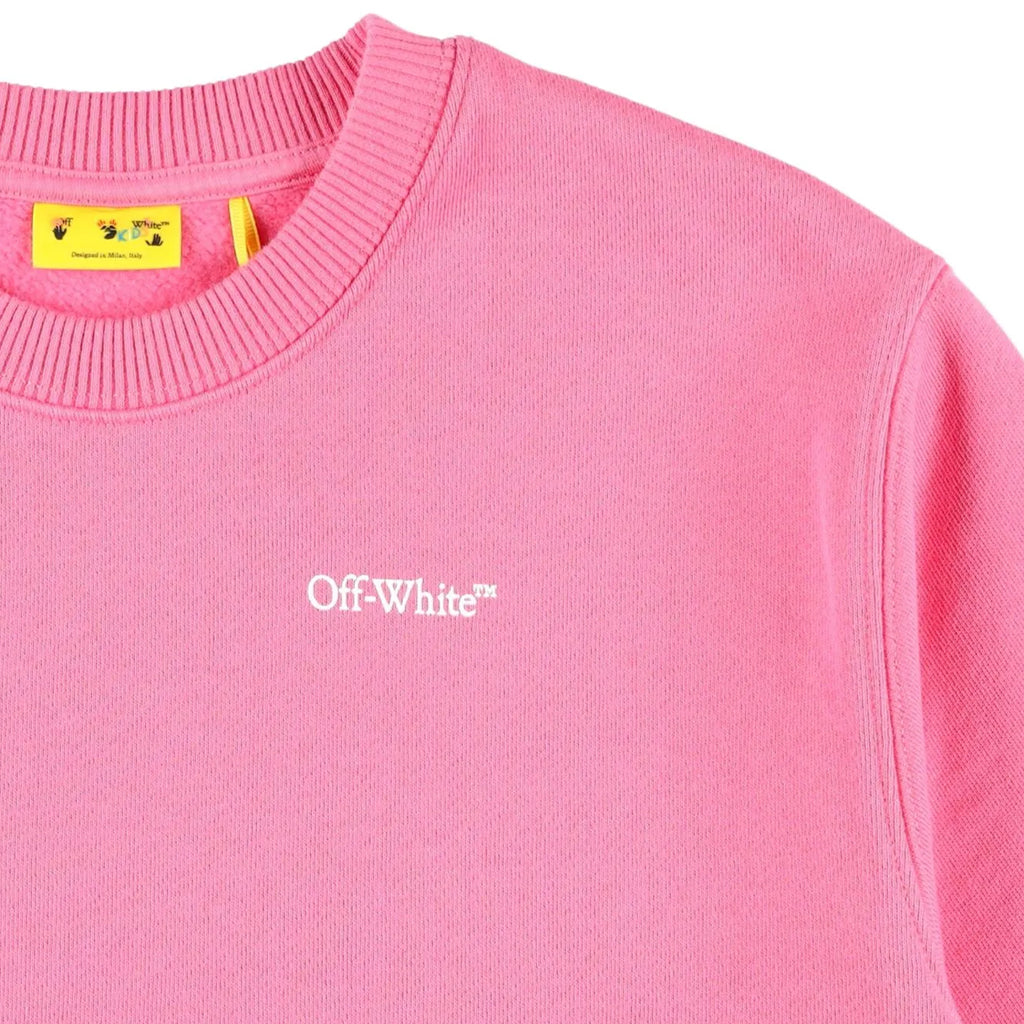 Off-White Kids Arrow Outline Flock Crew