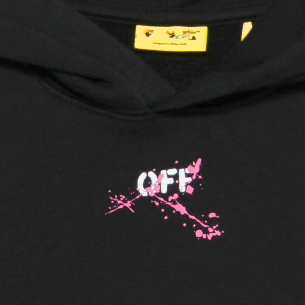 Off-White Kids Diag Splat Hoodie