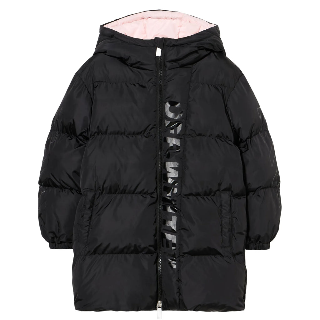 Off-White Kids Off White Long Puffer