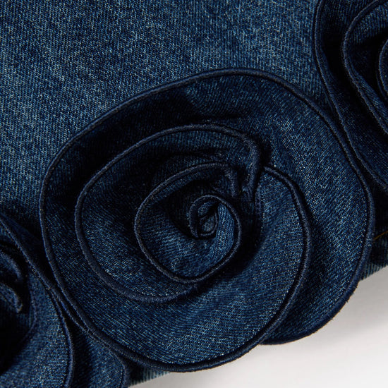 Self Portrait Kids Denim Flower Dress