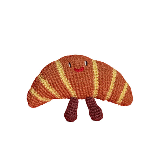 Ware of the Dog Hand Crochet Croissant