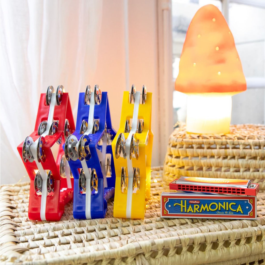 Les Petit Souk Yellow Star Tambourine