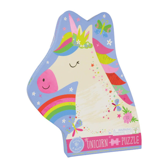 Floss & Rock Jigsaw 40PC Shaped Rainbow Unicorn