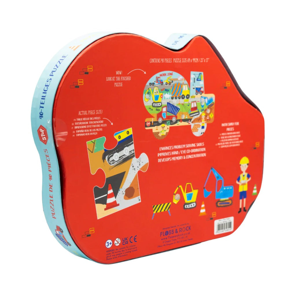 Floss & Rock Jigsaw 40PC Shaped Construction