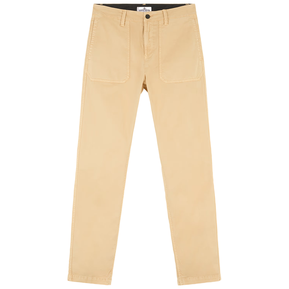 Stone Island Junior Washed Relax Fit Trousers