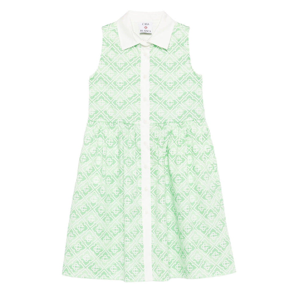 Casablanca Kids Wavy Monogram Dress