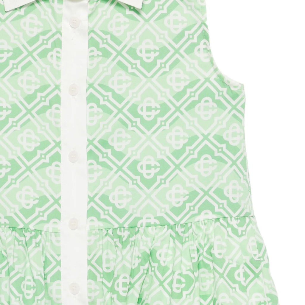 Casablanca Kids Wavy Monogram Dress