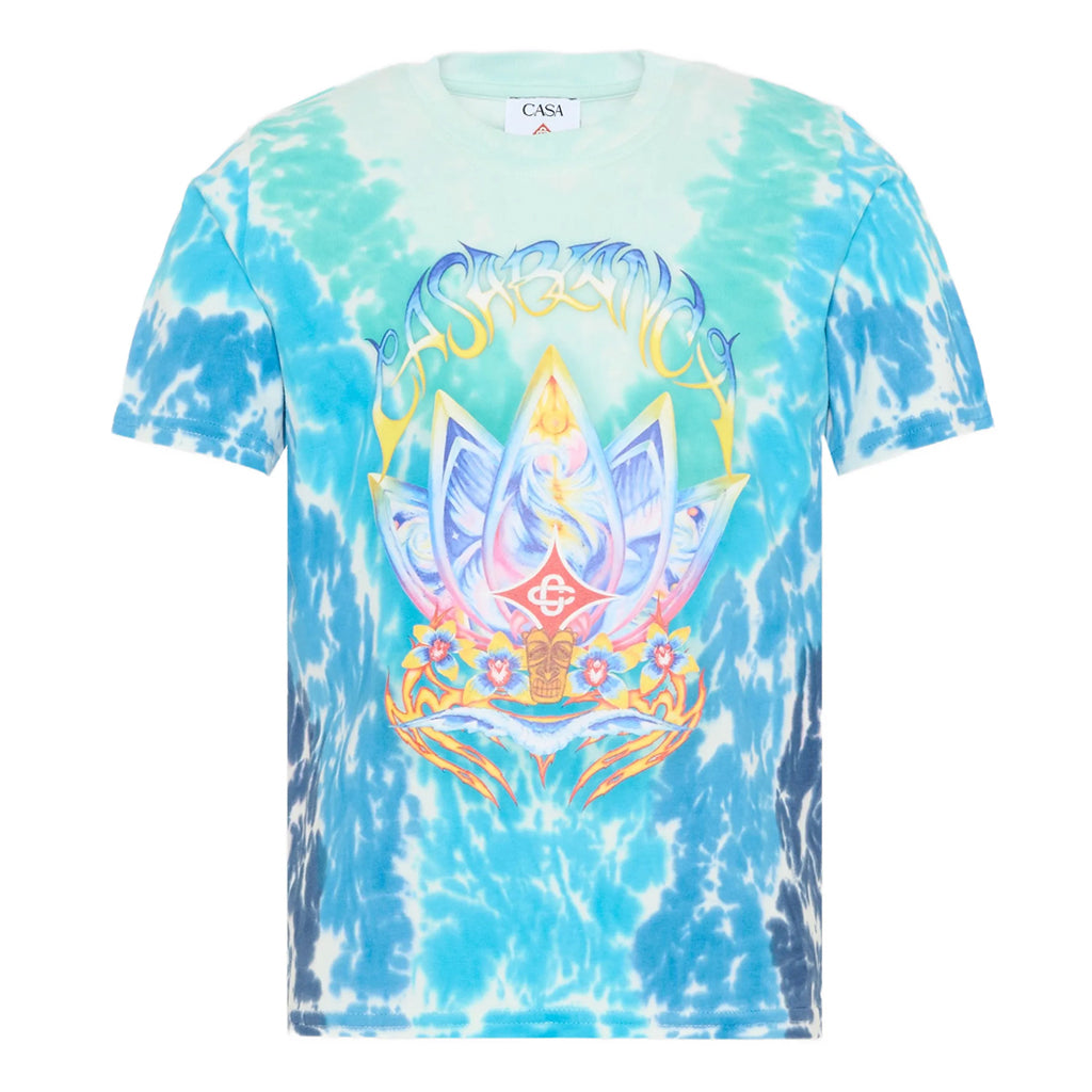 Casablanca Kids Surf Lotus Tie Dye T-shirt