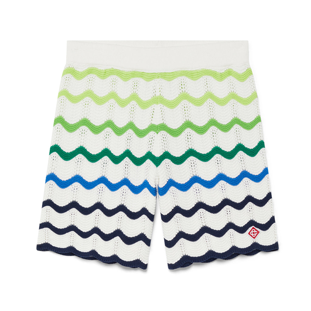 Casablanca Kids Wave Knit Short
