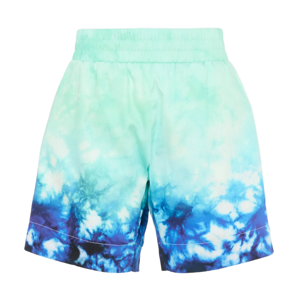Casablanca Kids Surf Lotus Cotton Shorts