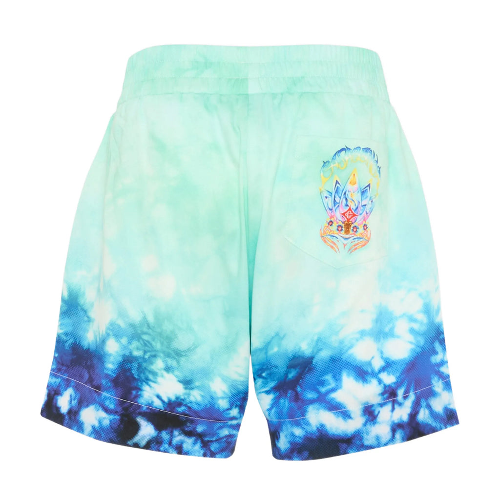 Casablanca Kids Surf Lotus Cotton Shorts