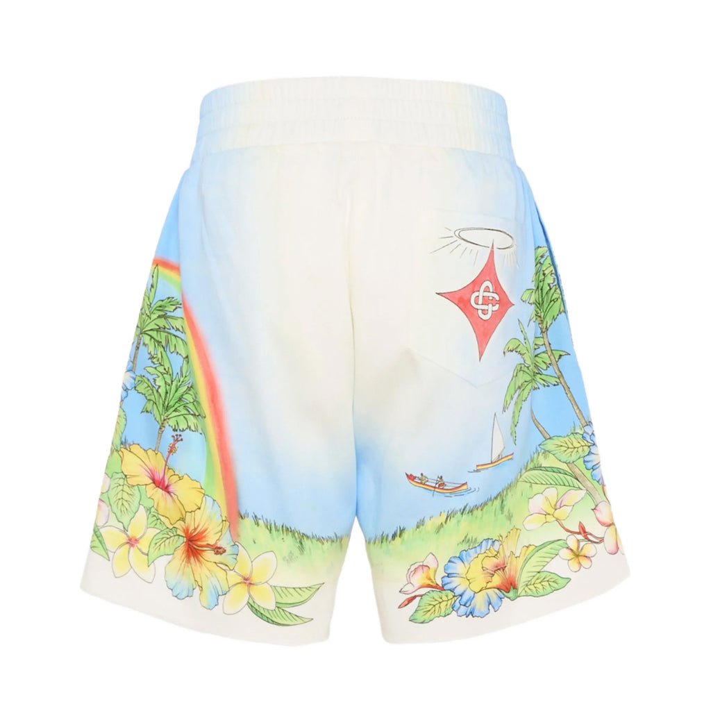 Casablanca Kids Aloha Cotton Shorts